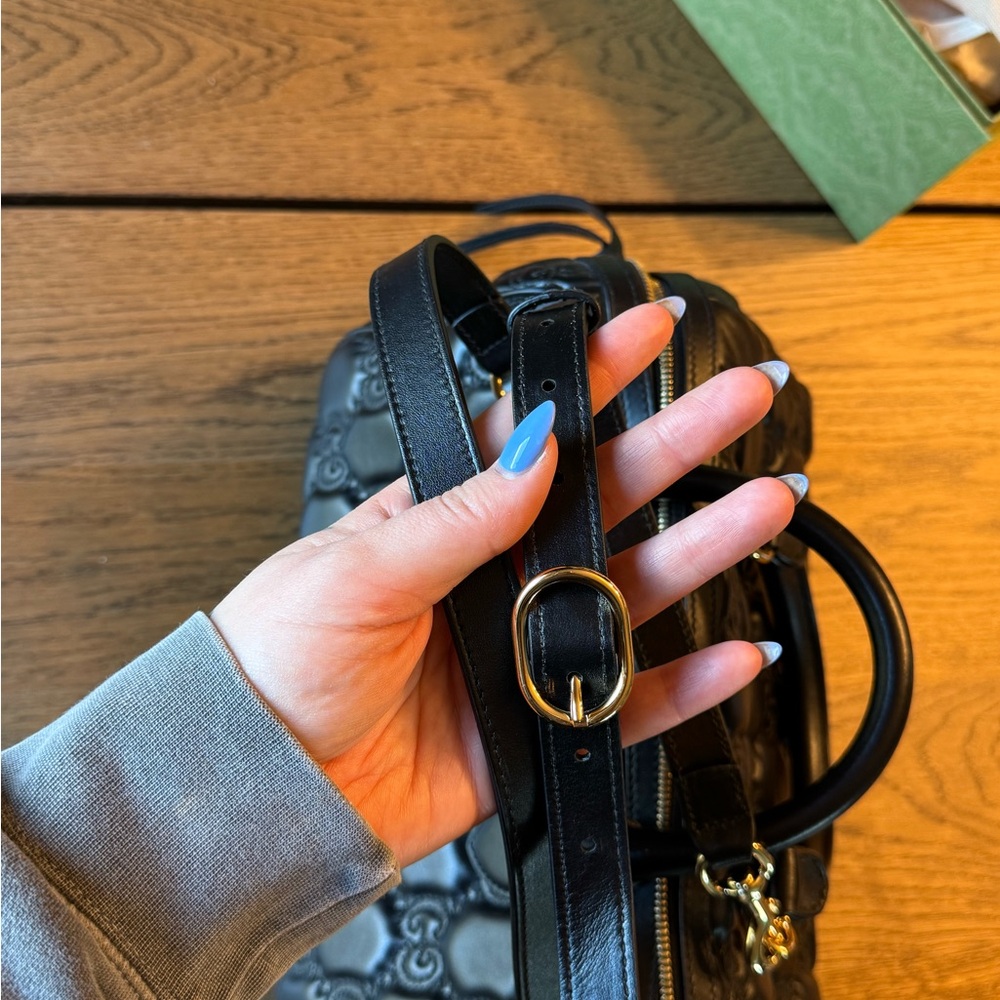 Gucci GG Matelass Black Quilted Leather Handbag medium - Picture 13 of 14
